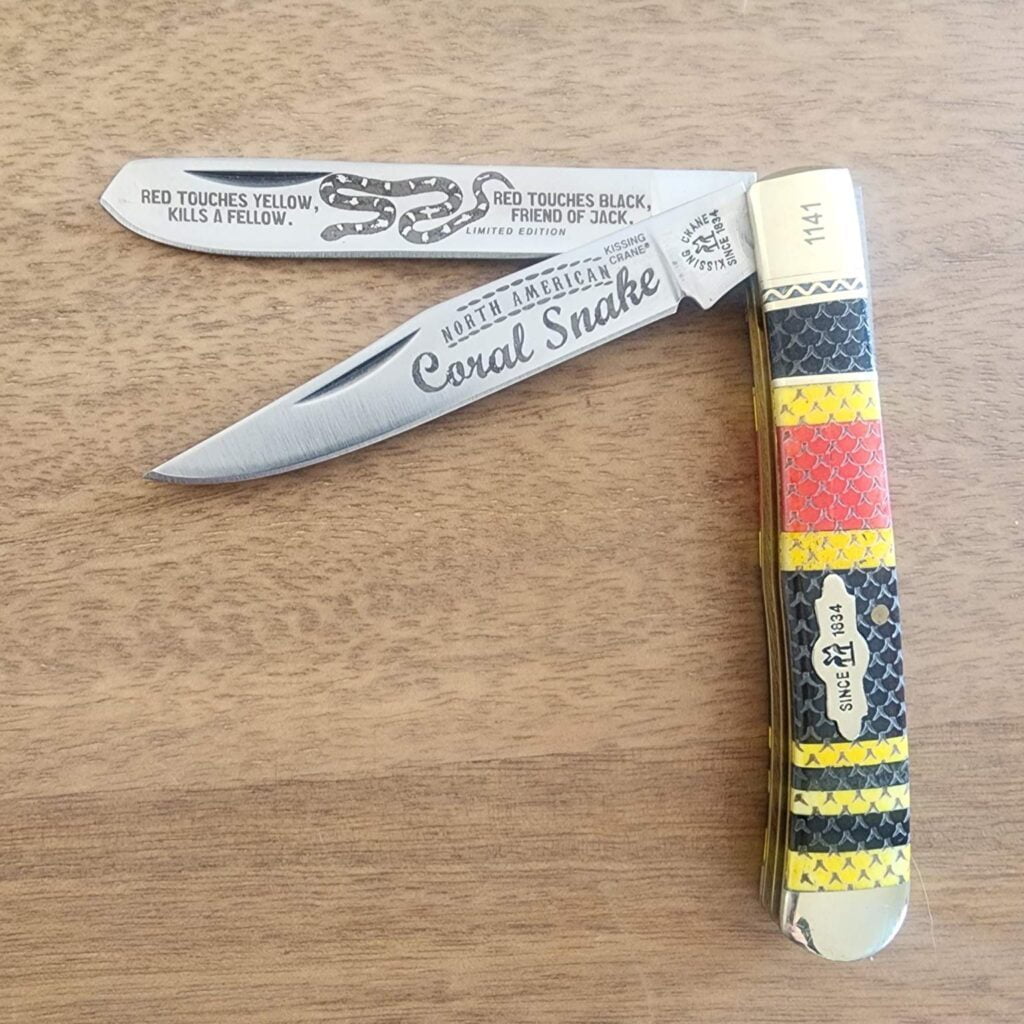 Kissing Crane Trapper For Sale Tsa Knives