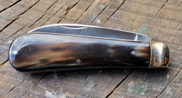 Ed K Sheffield Wharncliffe Jack in Buffalo Horn knives for sale