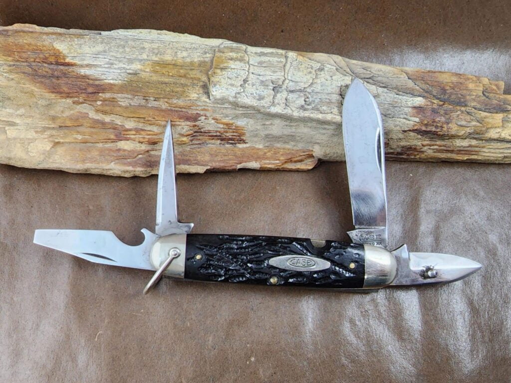 Vintage Case Tested XX 4 Blade Folder knives for sale