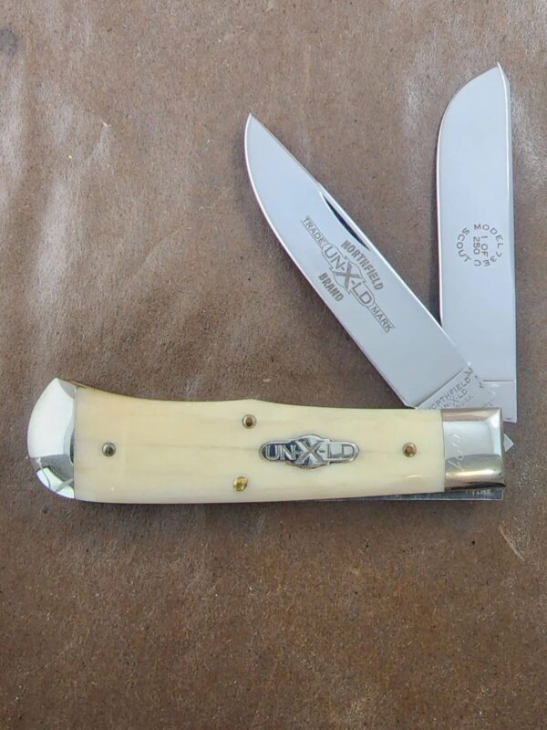 GEC 2007 Model #73 EC Scout (1 of 250) SN021 in Beautiful Primitive Bone knives for sale