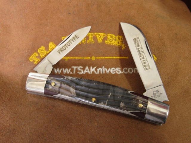 Queen Cutlery #31 Congress Camouflage PROTOTYPE knives for sale