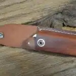 Leather Sheath Folding Knives Large knives for sale