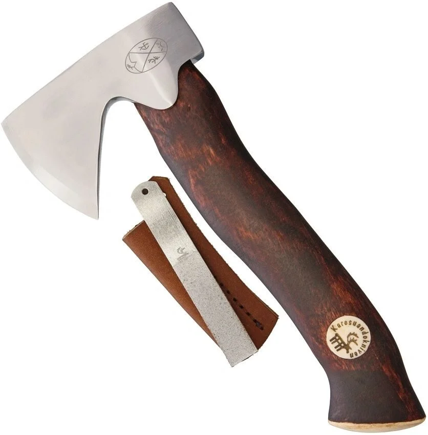Unna ksu Hunters Axe Brown 3639w knives for sale