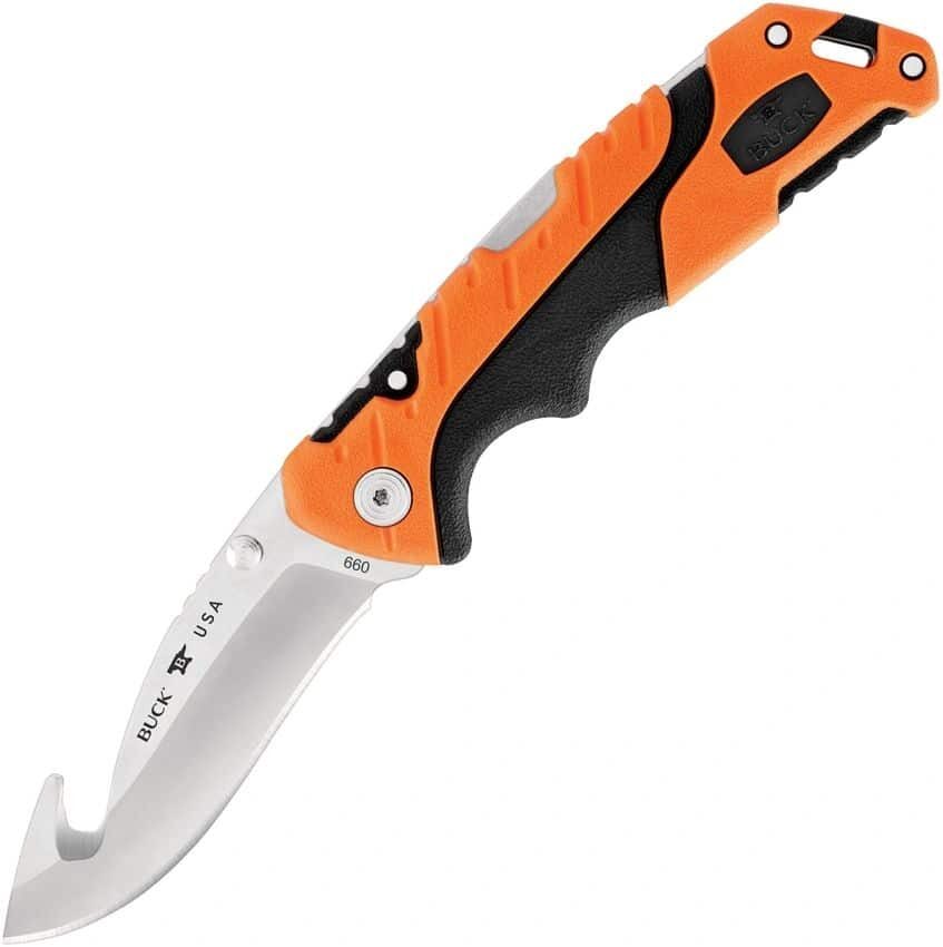 Buck 099 Pursuit Pro Lockback Guthook S35VN knives for sale
