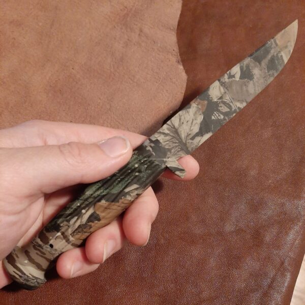 Queen Camouflage Hunter PROTOTYPE knives for sale