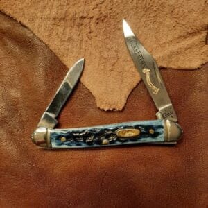 Case 62109 x SS Mini Copperhead Pocket Warn Denim Bone knives for sale