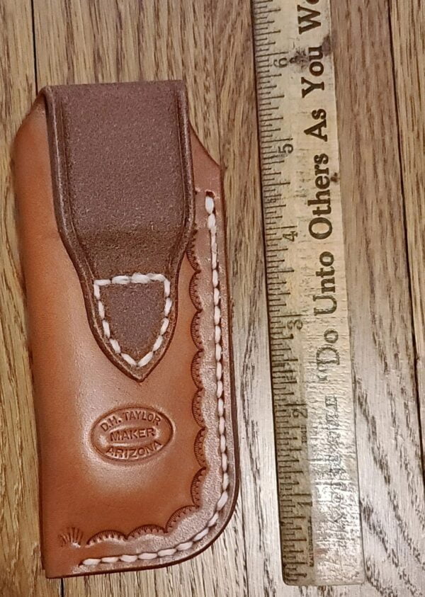 Leather Sheath D.H. Taylor Maker Arizona knives for sale