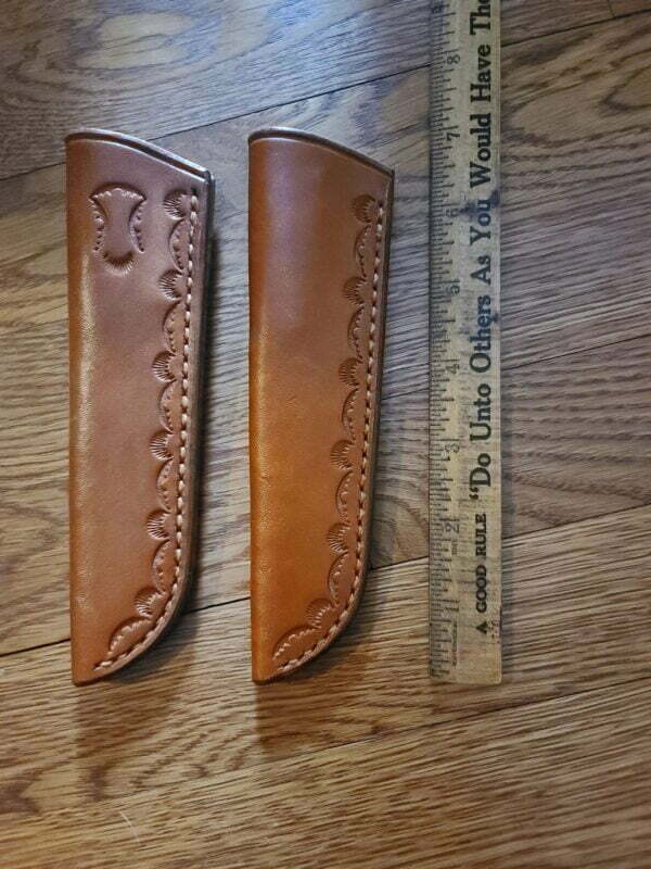 Leather Sheath D.H. Taylor Maker Arizona knives for sale