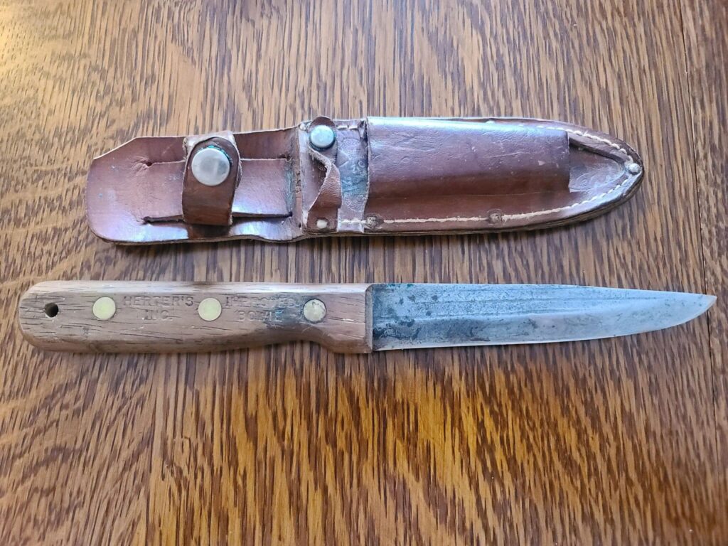 Vintage Hunting Knife Herter's INC. Improved Bowie knives for sale