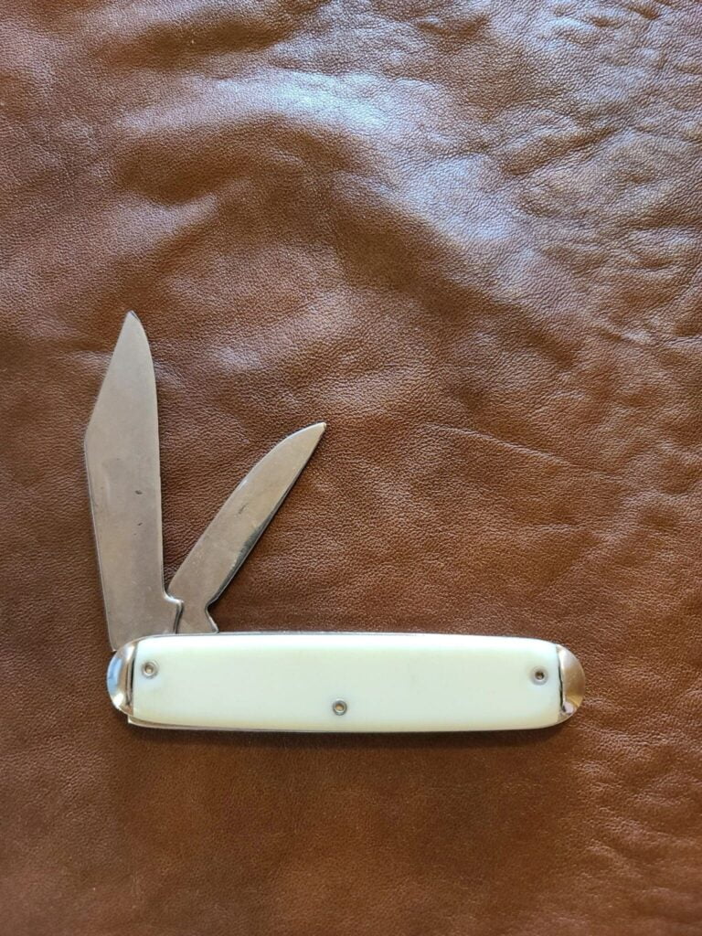 USA made Chevrolet 2 blade Vintage Folding Knife knives for sale