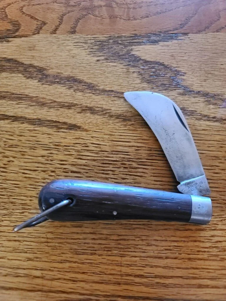 Vintage USA Made Hoof Trimmer Folding Knife knives for sale