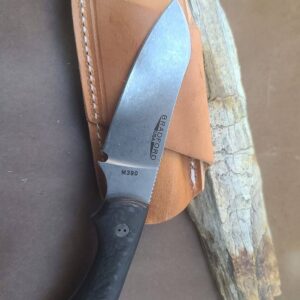 Bradford Gardian 3, 3D Carbon Fiber,M390, Sheepsfoot, Stonewash Finish knives for sale