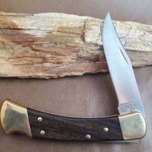 Buck 110 Folding Hunter Knife - Ebony for sale