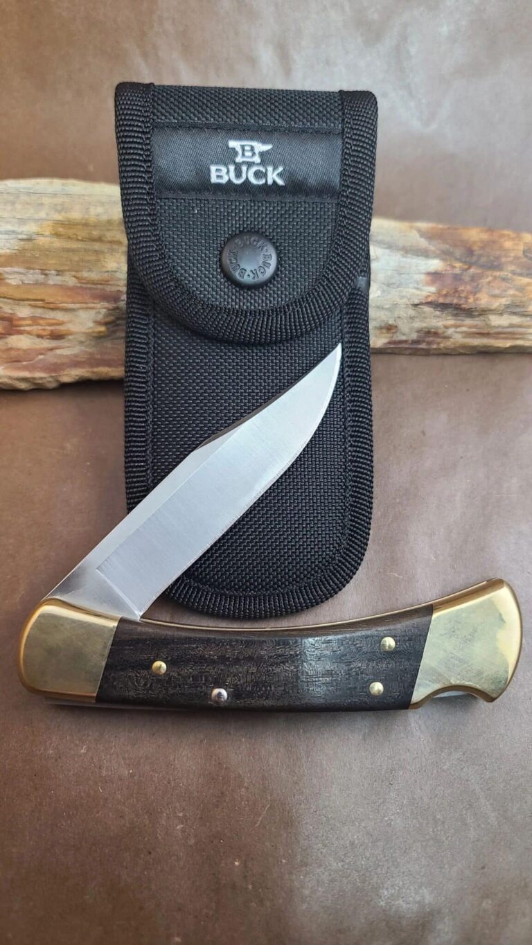 Buck 110 Folding Ebone Hunter knives for sale