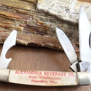 Alex Beverage Co. Vintage Advertising SS 3" OAL knives for sale