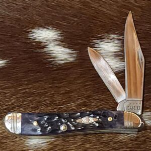 Case #31623 Purple Bone Standard Jigged Peanut knives for sale