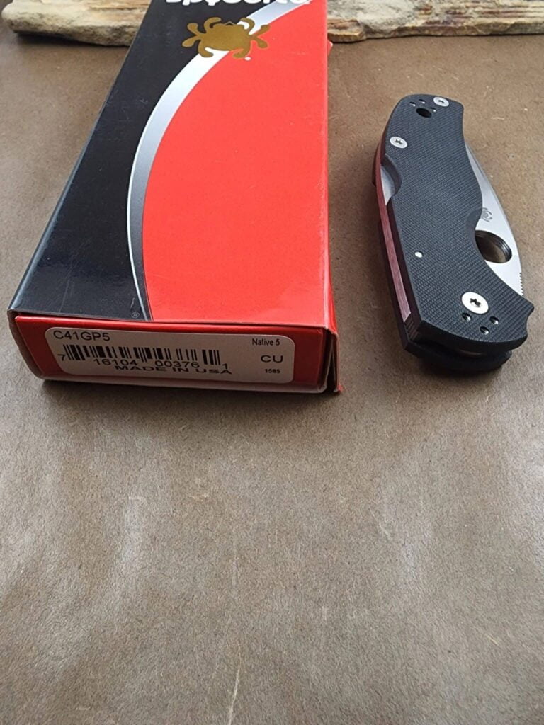 Spyderco C41GP5 Native 5 CU 1585 USA Made knives for sale