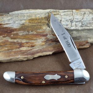 Queen City Wood Clip point knives for sale