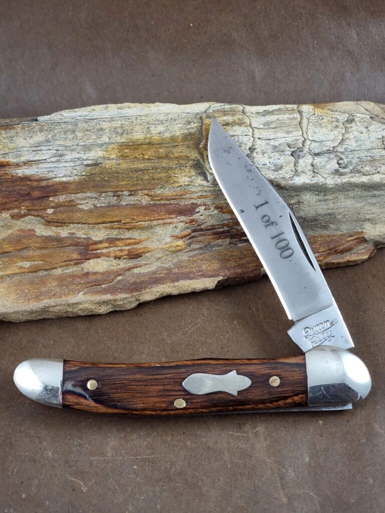 Queen City Wood Clip point knives for sale