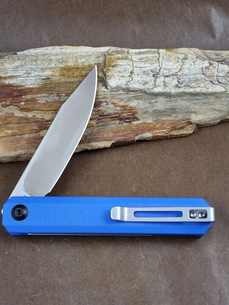 CIVIVI C917b Chronic Blue G10 Handle Gray SS Liner Satin Finish 9Cr18MoV Blade knives for sale