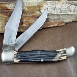 Queen Jumbo Trapper Heavily USED knives for sale