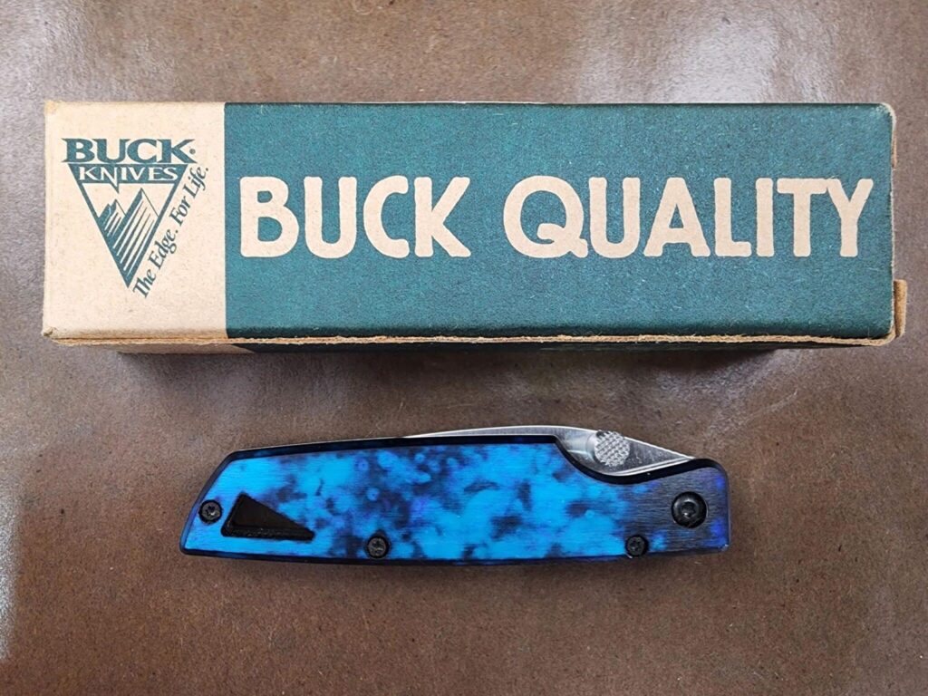 BUCK USA Pocket Knife 170 Lightning Marble knives for sale