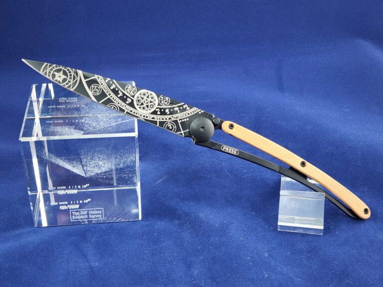 Deejo Tatoo: Fantasy Witchcraft in Juniper Wood knives for sale