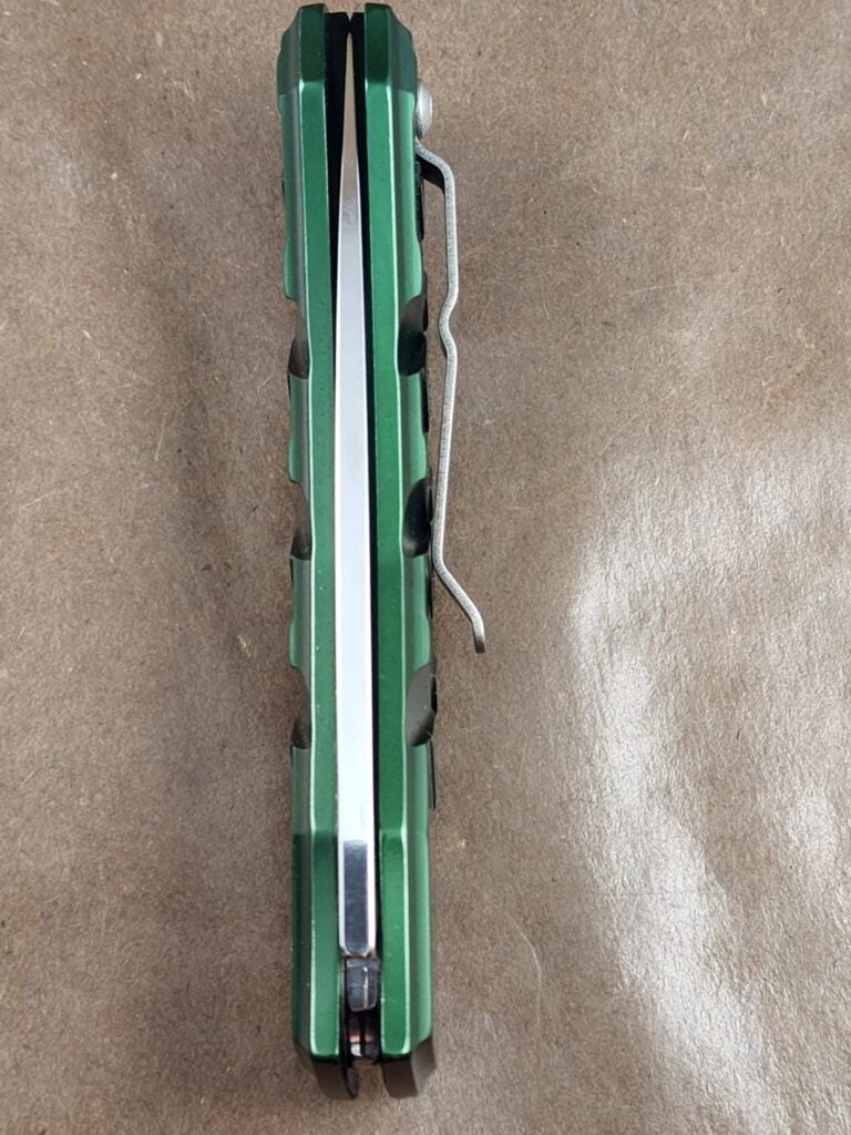 Piranha X "Green" Plain 154CM Blade knives for sale