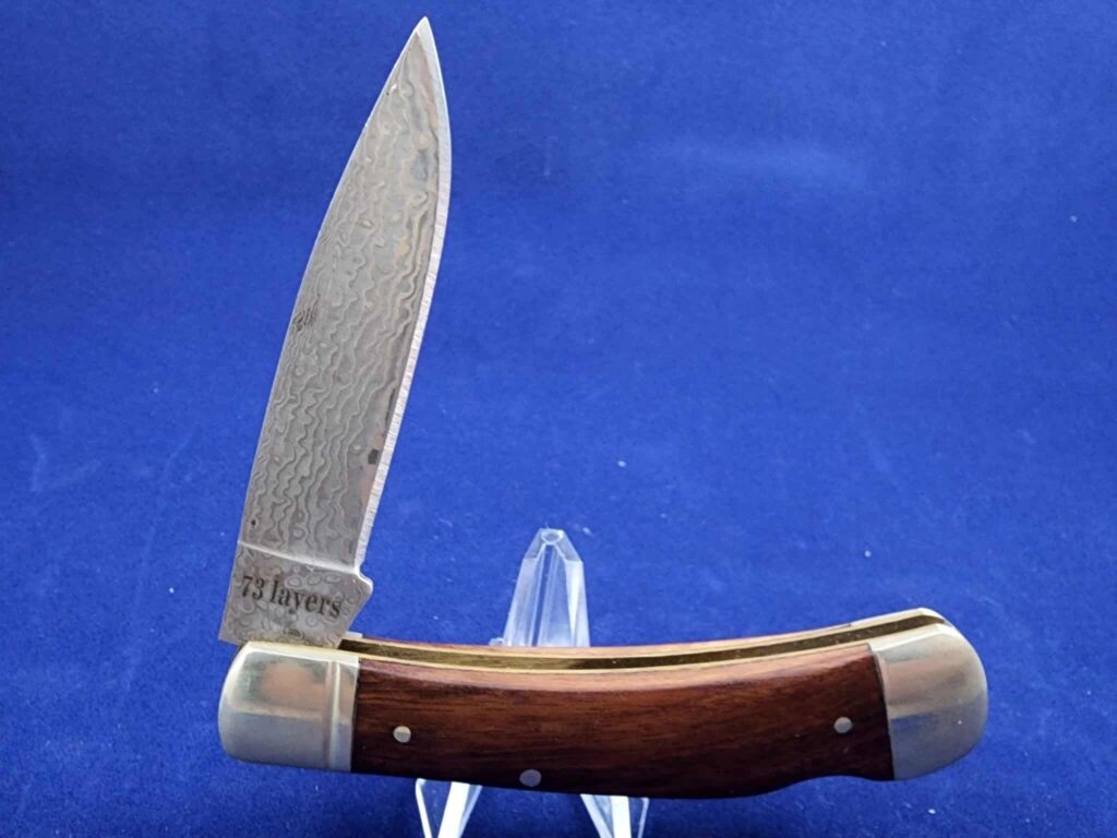 Boker 73 Layers Damascus Lockback Folding Knife knives for sale