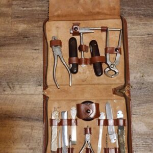 Antique Tool Kit J.A. Henckle's knives for sale