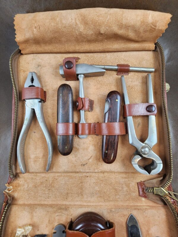 Antique Tool Kit J.A. Henckle's knives for sale