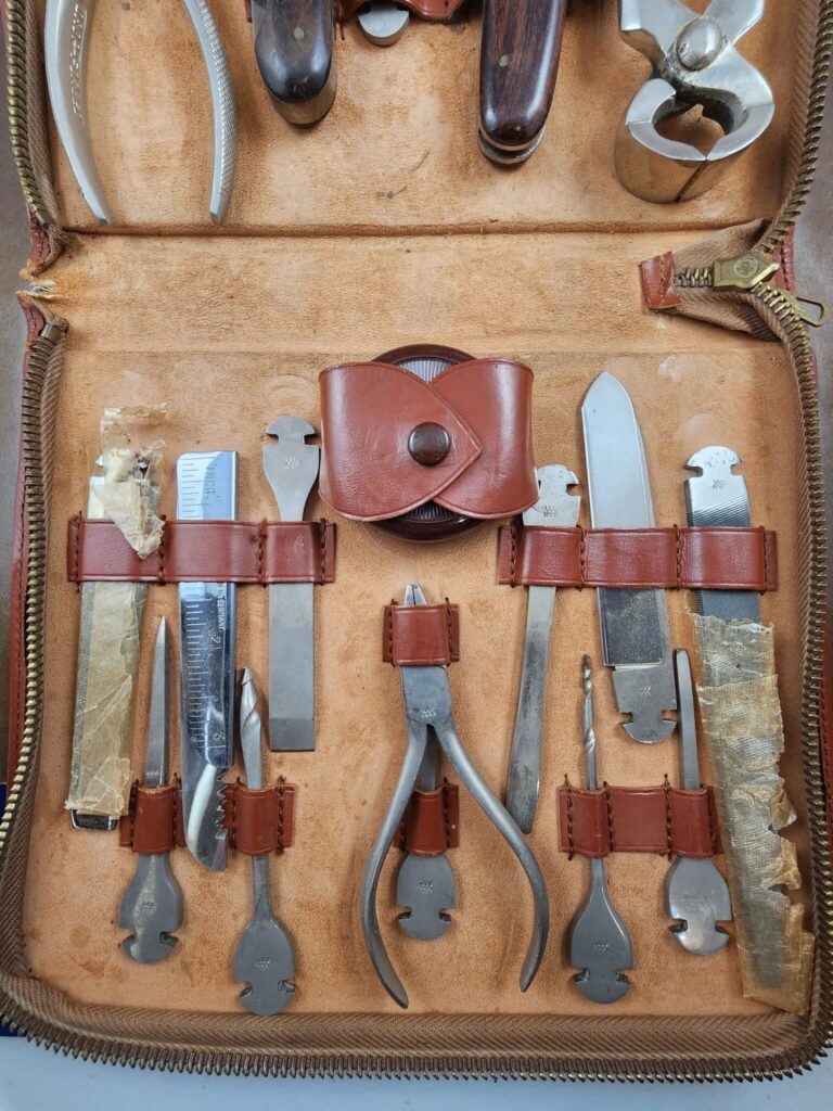 Antique Tool Kit J.A. Henckle's For Sale