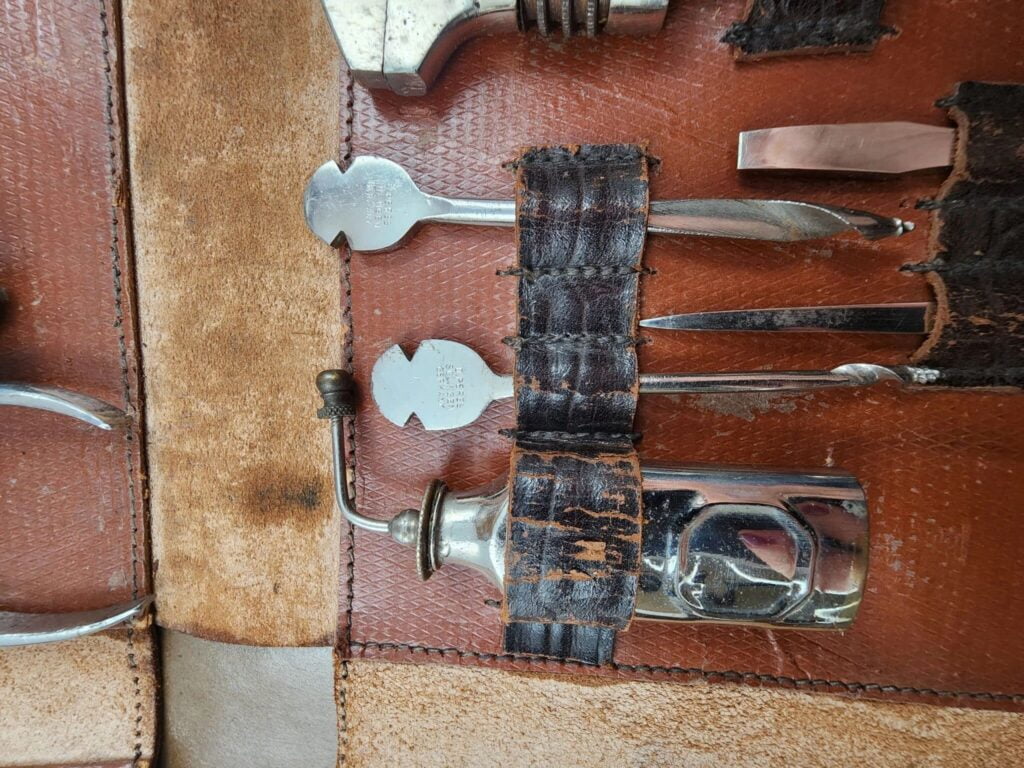 Antique Tool Kit A.C.Wales Abercrombie and Fitch Co.New York knives for sale