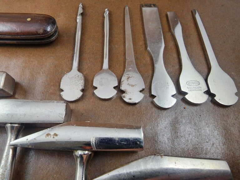 Antique Tool Kit Parts Made in Germany knives for sale
