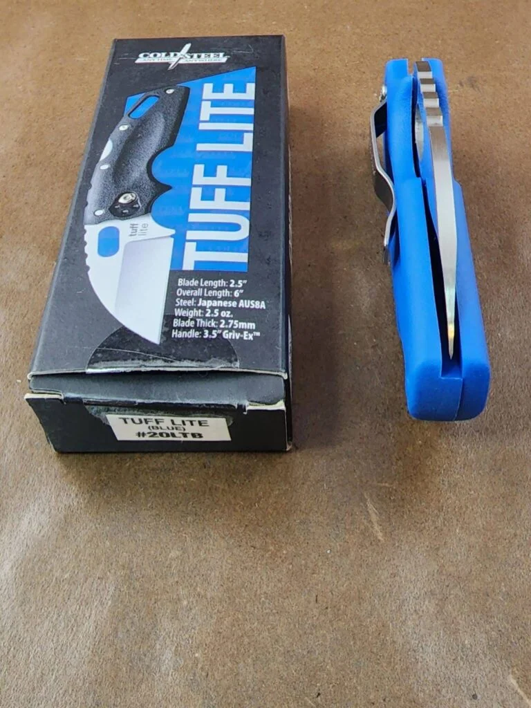 Cold Steel, 20LTB, Tuff Lite, Blue knives for sale