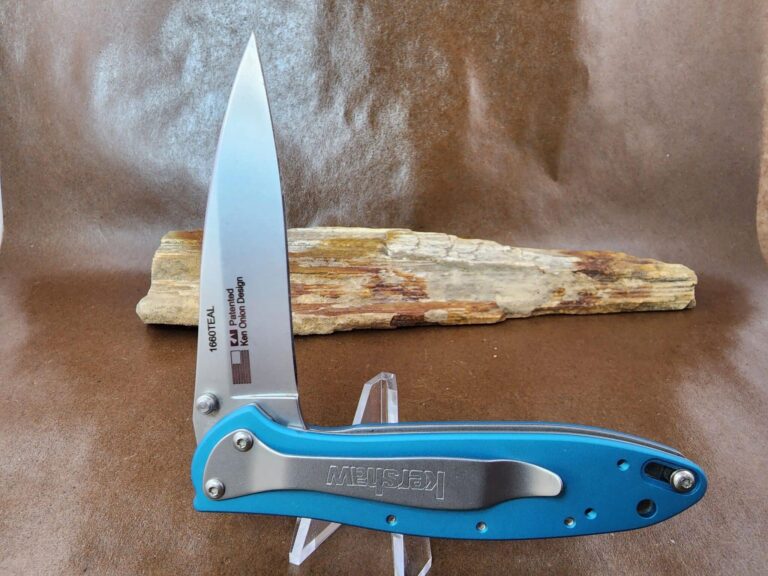 Kershaw, 1660Teal, Leek in teal knives for sale