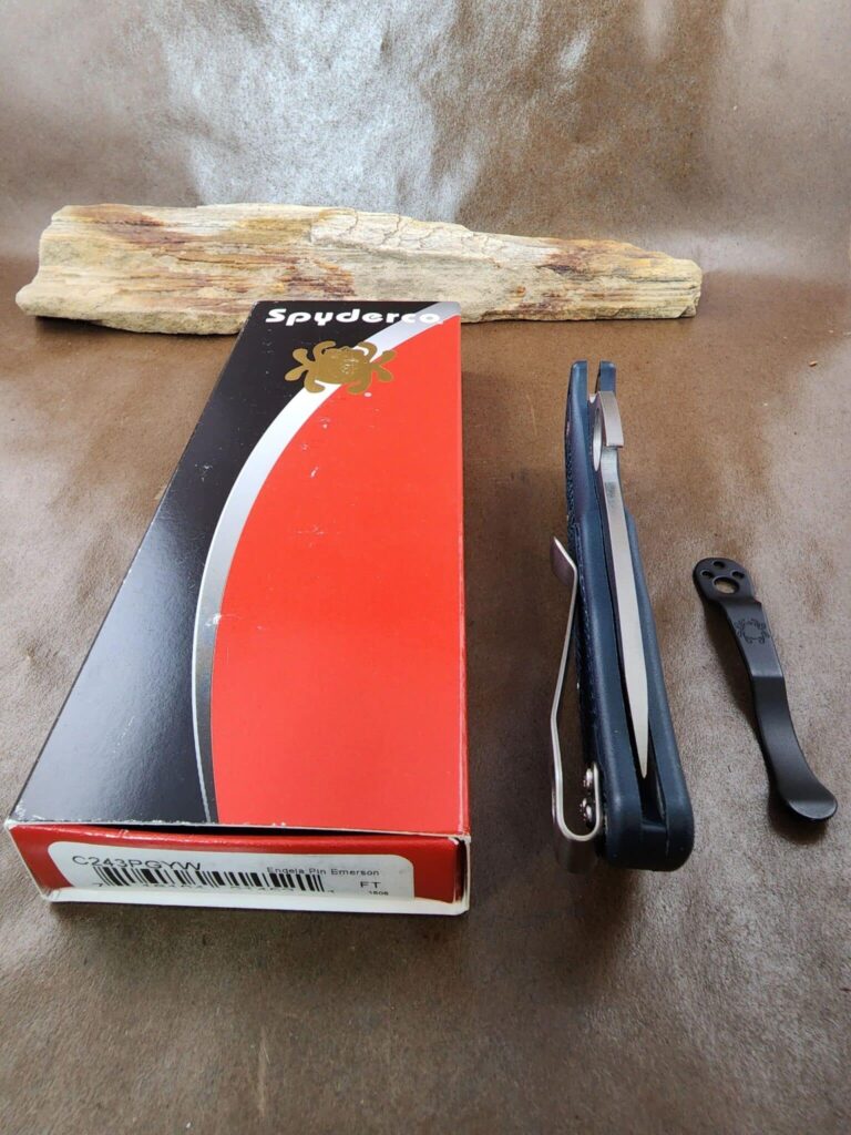 Spyderco Endela Emerson Knife C243PGYW knives for sale