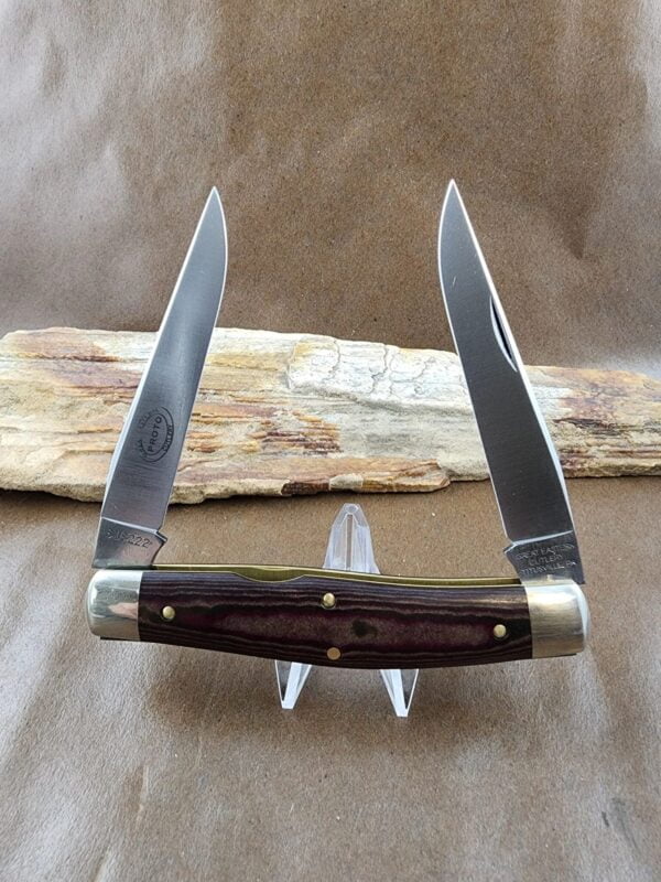 GEC #818222 Red Onion Micarta Coon Skinner PROTOTYPE knives for sale