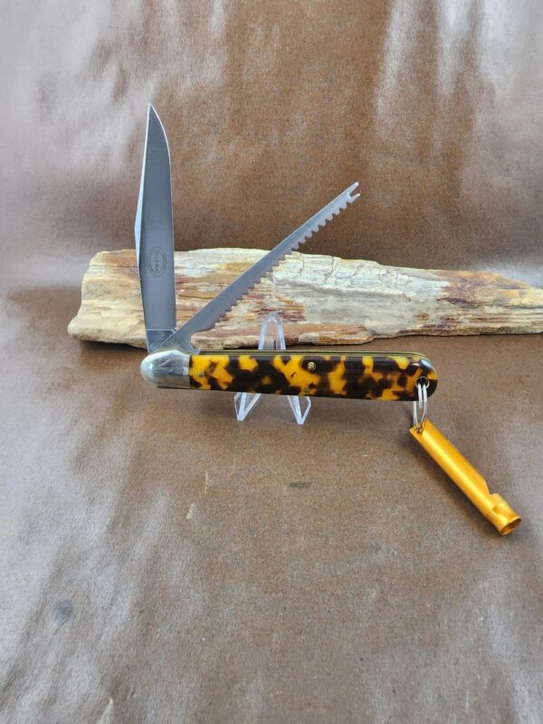 Great Eastern Cutlery #651222 SS PROTOTYPE Tortoise Shell Acrylic knives for sale