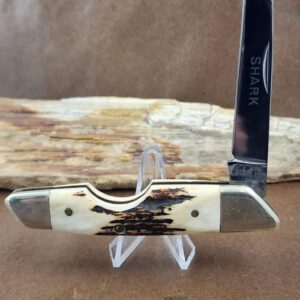 Vintage Taylor Cutlery Elk Horn Shark SS 1980 knives for sale