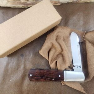 Riaan Ras Knives Custom Barlow #57 in Arizona Ironwood knives for sale