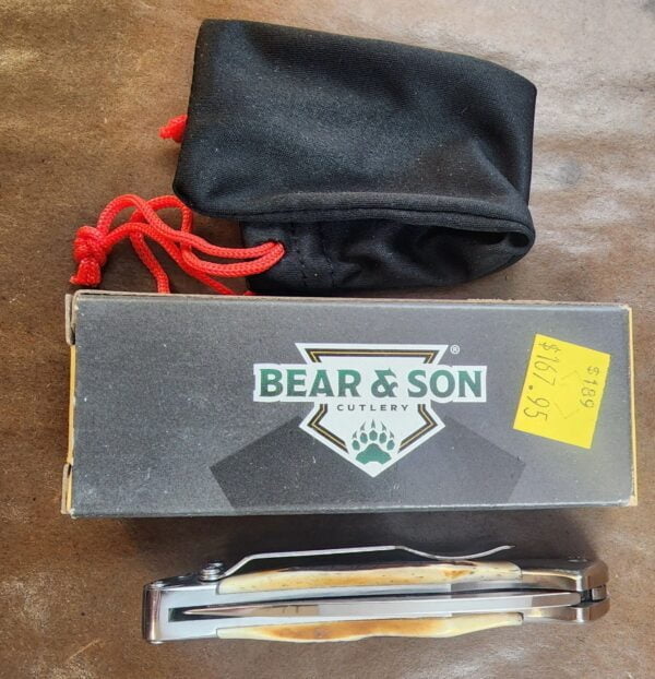 Bear & Sons Stag Lockback 5A08 knives for sale