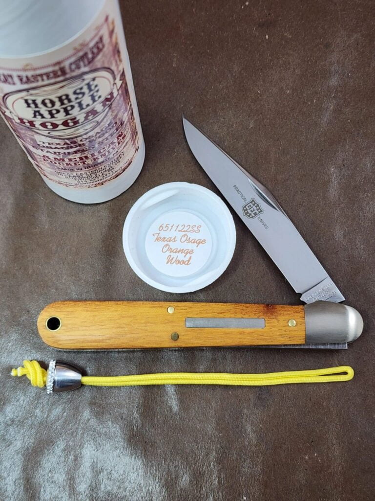 GEC #651122 SS Texas Osage Orange Wood knives for sale