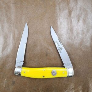 GEC #818222 Smooth Yellow Rose Bone PROTOTYPE knives for sale