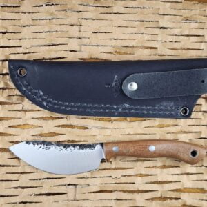 Lon Humphry Nessmuk Black Tail in Brown Micarta with Forged 52100 Steel knives for sale