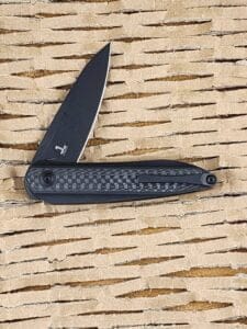 WE Knife Co. Black Void Opus in Black Titanium knives for sale