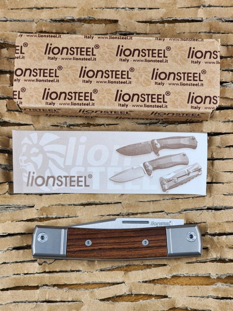 Lion Steel Best Man one blade Jack in Santos Wood knives for sale
