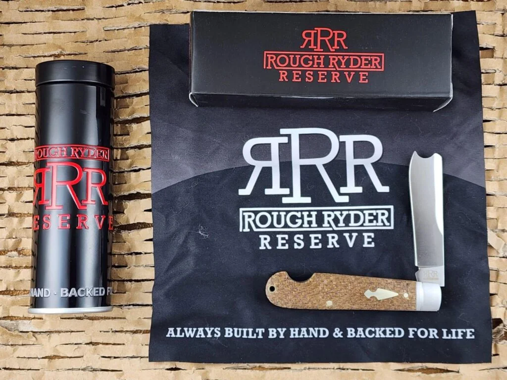 Rough Ryder Reserve Brown One Arm Razor knives for sale