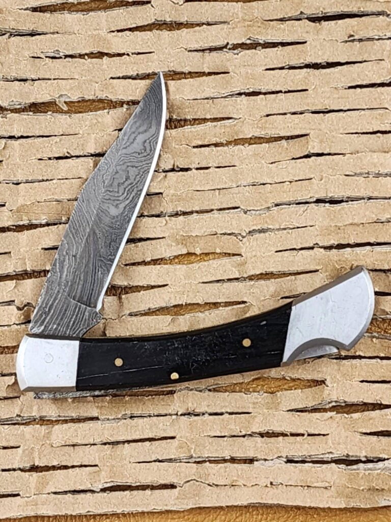 Vintage Damascus Lockback knives for sale