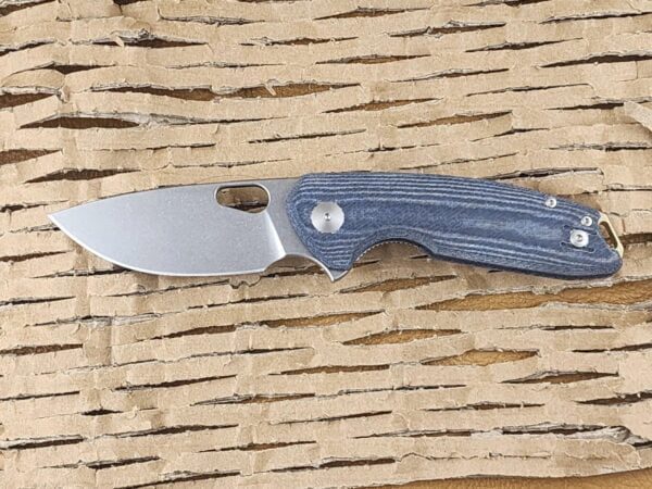 Giant Mouse Tribeca in Denim Micarta knives for sale